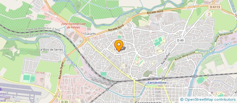 localisation de l'entreprise ATELIERS CREATIFS D'ANGLAIS à CARCASSONNE