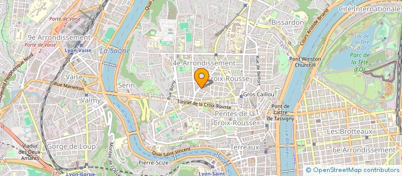 localisation de l'entreprise ATELIERS CROIX-ROUSSIENS ARTS DUCIRQUE  LYON