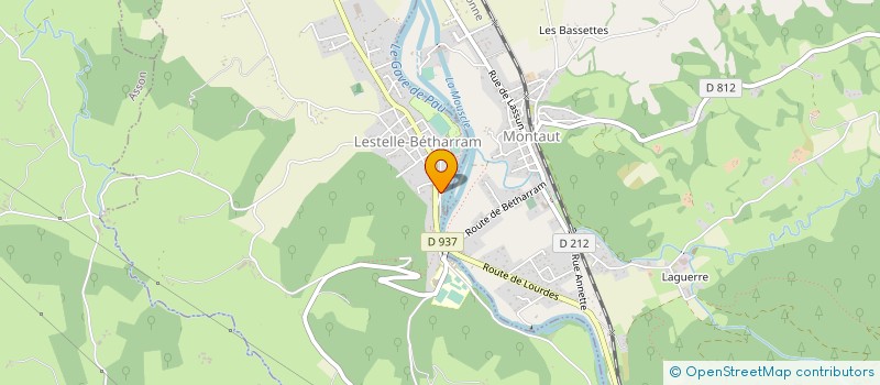 localisation de l'entreprise ATELIERS CULTURELS DE NAY  NAY