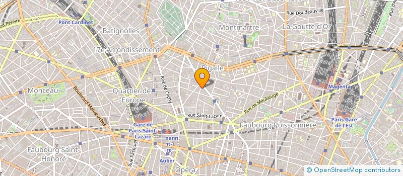 localisation de l'entreprise ATELIERS D'AGENCEMENT & DE MENUISERIE à PARIS