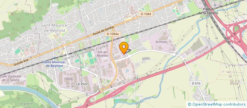 localisation de l'entreprise ATELIERS D'AGENCEMENT GARNIER à BEYNOST