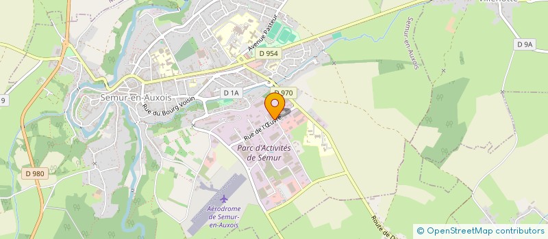 localisation de l'entreprise ATELIERS D'ARMANCON à SEMUR-EN-AUXOIS