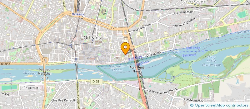 localisation de l'entreprise ATELIERS D'ART à ORLEANS