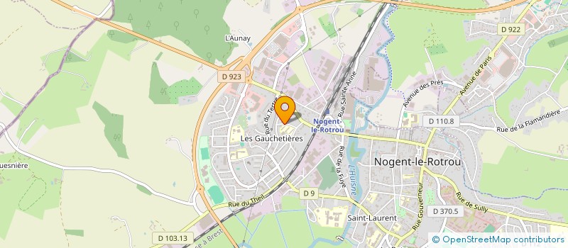 localisation de l'entreprise ATELIERS D ART à NOGENT-LE-ROTROU