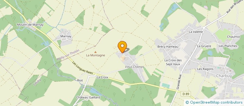 localisation de l'entreprise ATELIERS D'ART FLORAL ARTISTIQUE  CHARBUY