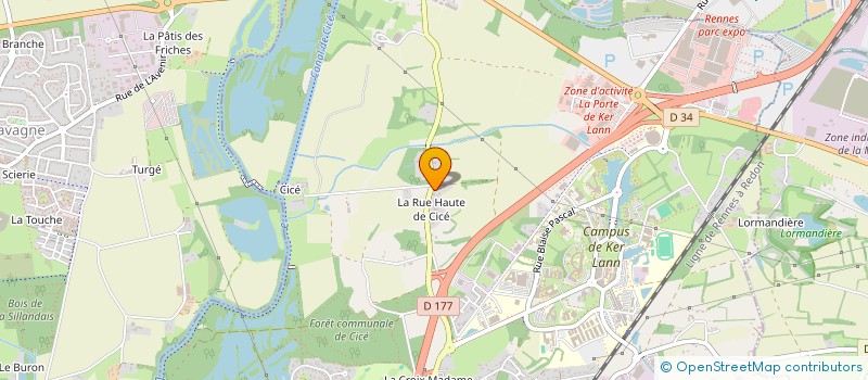localisation de l'entreprise ATELIERS D'AZY  BRUZ