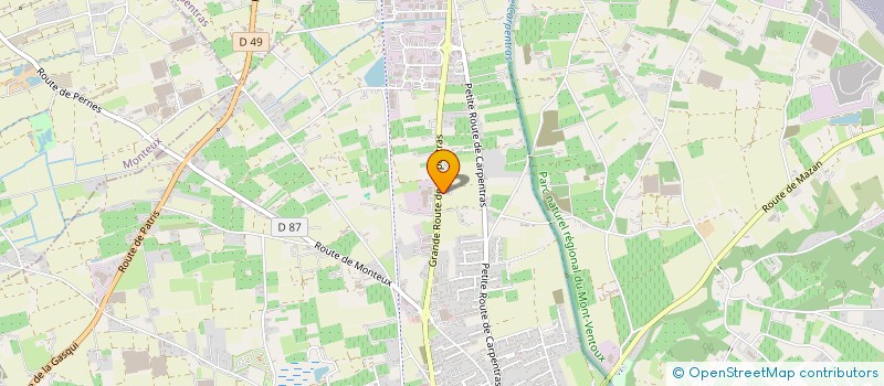 localisation de l'entreprise ATELIERS D'ENCADREMENT ET DECORATION  PERNES-LES-FONTAINES