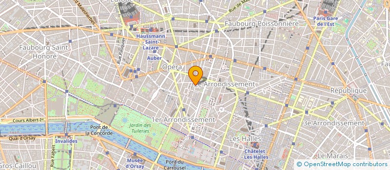 localisation de l'entreprise ATELIERS D'IMPRESSION DE L'OPERA à PARIS