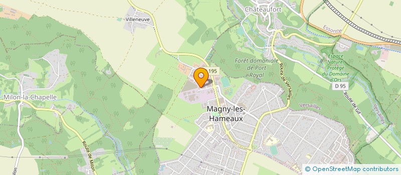 localisation de l'entreprise ATELIERS DE CHEVREUSE SAS à MAGNY-LES-HAMEAUX