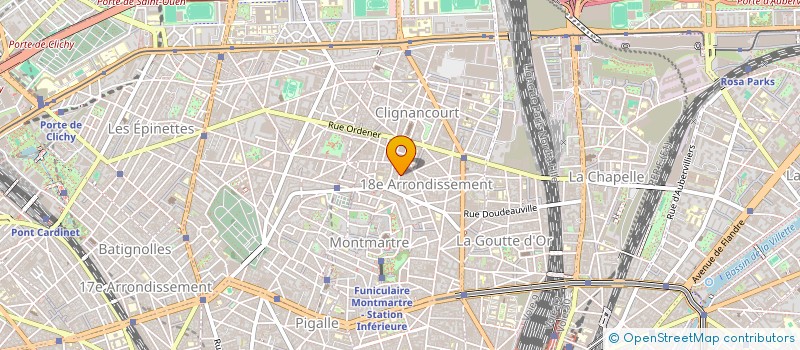 localisation de l'entreprise ATELIERS DE CHEVREVILLE à PARIS