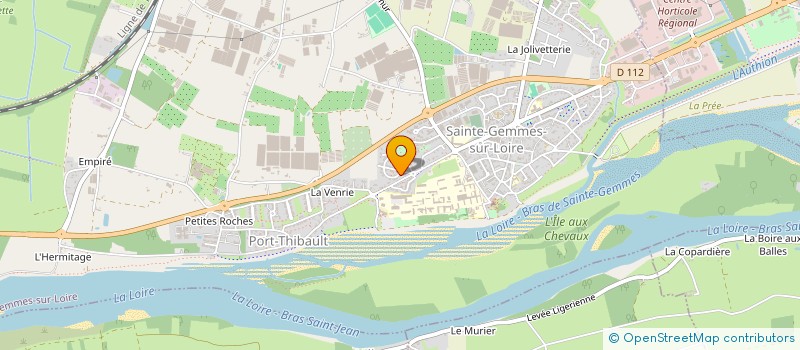 localisation de l'entreprise ATELIERS DE DECORATIONS ET D'EXPRESSIONS POUR L'EVENEMENTIEL, LE LOISIR ET L'INITIATIVE ARTISTIQUE ADEELIA  SAINTE-GEMMES-SUR-LOIRE