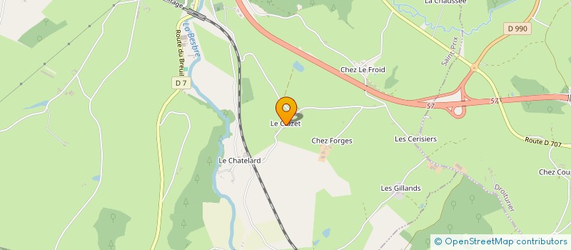 localisation de l'entreprise ATELIERS DE LA CELLE à SAINT-PRIX