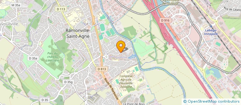 localisation de l'entreprise ATELIERS DE LA DANSE - RAMONVILLE à RAMONVILLE-SAINT-AGNE