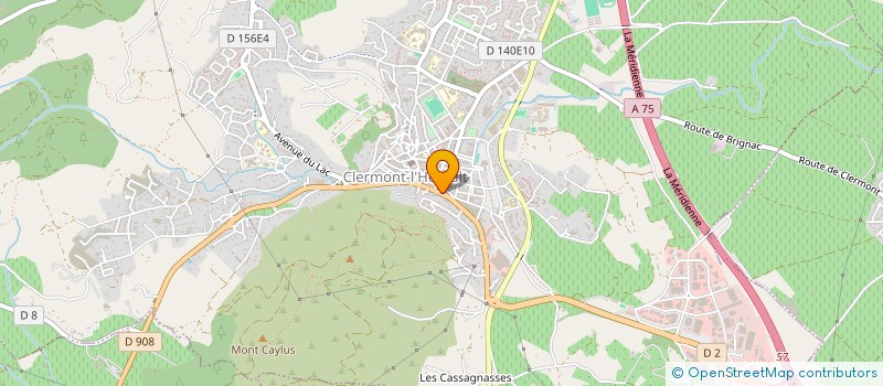 localisation de l'entreprise ATELIERS DE LA LICORNE  CLERMONT-L'HERAULT