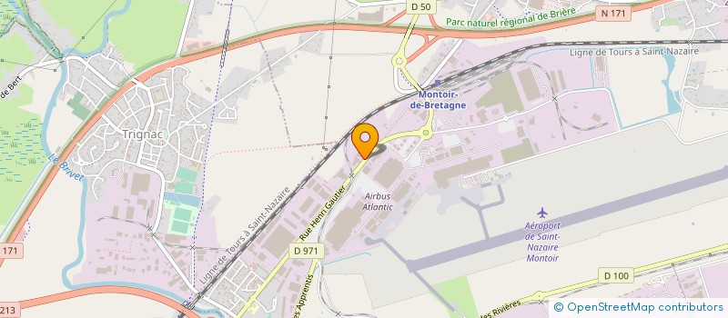 localisation de l'entreprise ATELIERS DE LA PROVIDENCE à MONTOIR-DE-BRETAGNE