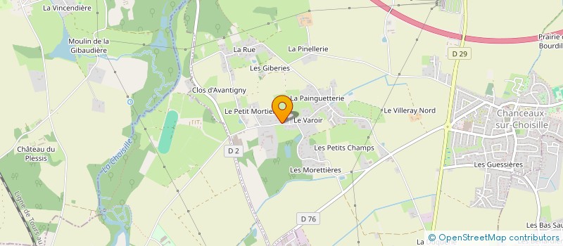 localisation de l'entreprise ATELIERS DE LIBRE EXPRESSION à CHANCEAUX-SUR-CHOISILLE