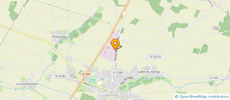 localisation de l'entreprise ATELIERS DE MAY  AULNAY