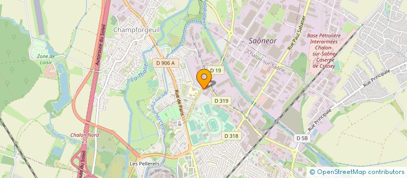 localisation de l'entreprise ATELIERS DE MECANIQUE GASNE à CHALON-SUR-SAONE