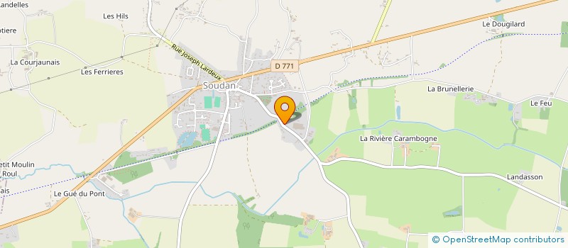 localisation de l'entreprise ATELIERS DE MECANIQUE GENERALE L'OUEST à SOUDAN