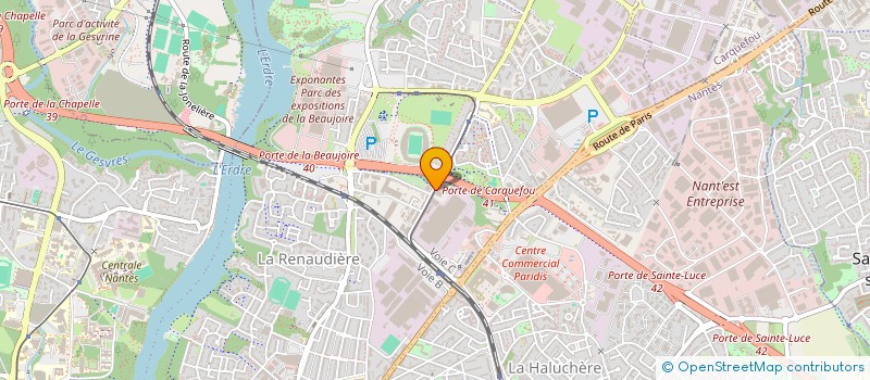 localisation de l'entreprise ATELIERS DE MECANIQUE MODERNE à NANTES
