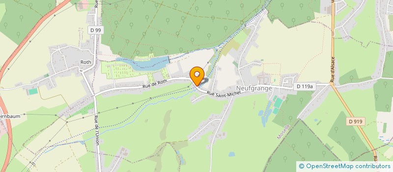 localisation de l'entreprise ATELIERS DE NEUFGRANGE  NEUFGRANGE