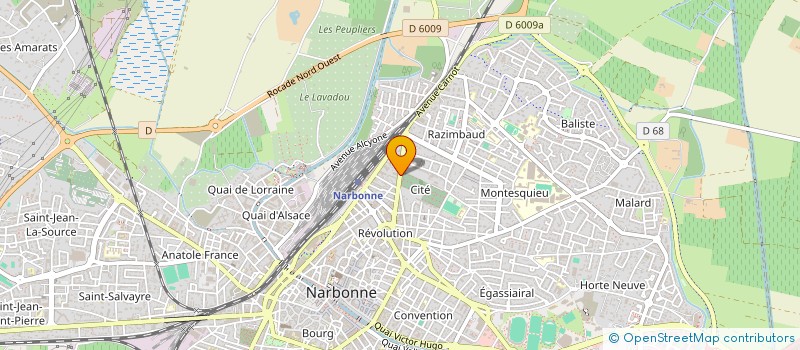 localisation de l'entreprise ATELIERS DE PEDAGOGIE APPLIQUEE à NARBONNE