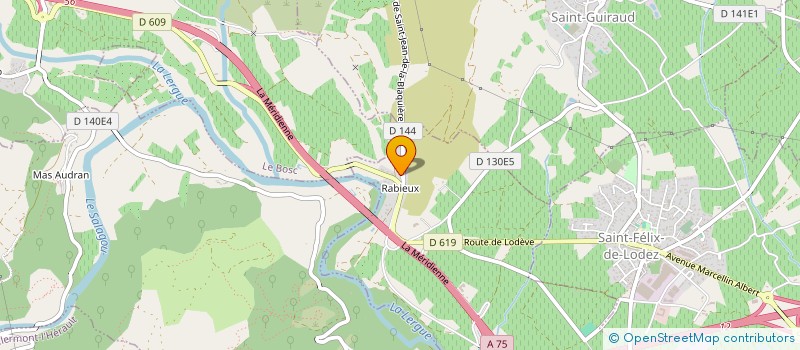localisation de l'entreprise ATELIERS DE PEINTURE D'OC à CEYRAS