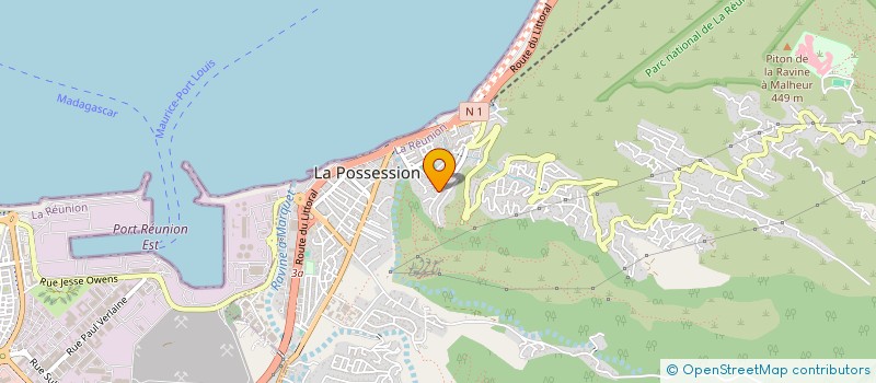 localisation de l'entreprise ATELIERS DE PRATIQUE MUSICALE COLLECTIVE à LA POSSESSION