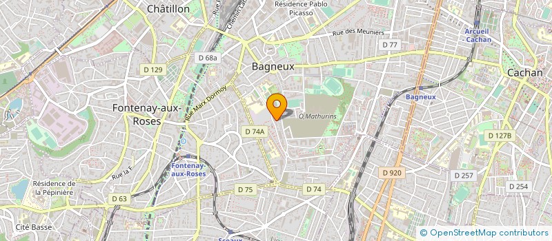 localisation de l'entreprise ATELIERS DE PRECISION DE BAGNEUX à BAGNEUX