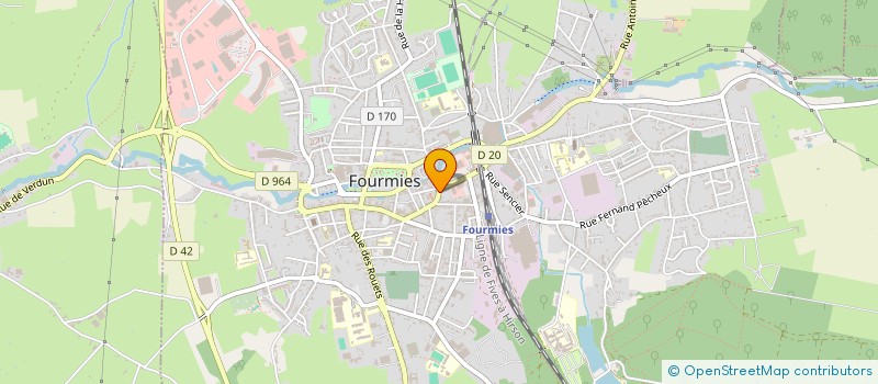 localisation de l'entreprise ATELIERS DE RECTIFICATION DE L AVESNOIS  FOURMIES