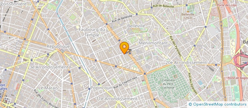 localisation de l'entreprise ATELIERS DE REPOUSSAGE ET ANNEXES à PARIS