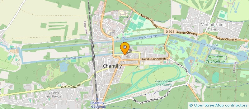 localisation de l'entreprise ATELIERS DE SENLIS  CHANTILLY