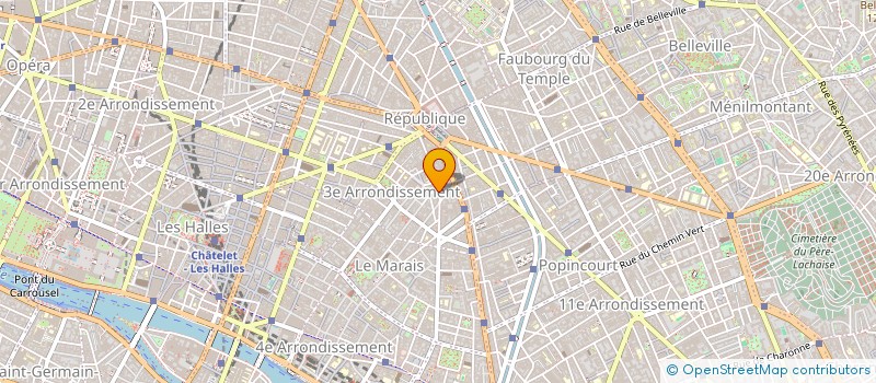 localisation de l'entreprise ATELIERS DE SEVRES à PARIS