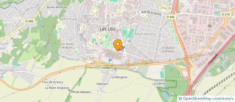 localisation de l'entreprise ATELIERS DE VILLE D AVRAY à LES ULIS