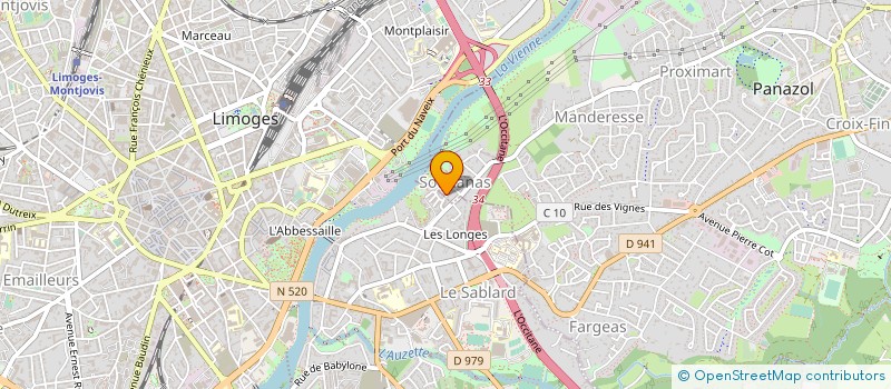localisation de l'entreprise ATELIERS DECOUVERTE METIERS MANUELS AD2M à PANAZOL