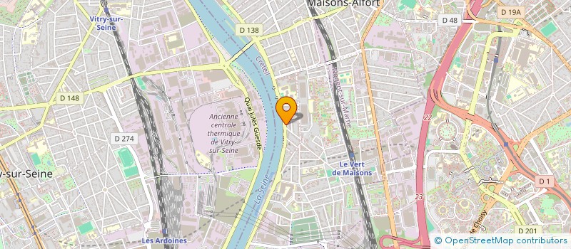localisation de l'entreprise ATELIERS DEMAILLE à ALFORTVILLE