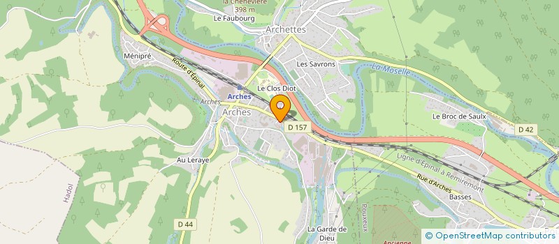 localisation de l'entreprise ATELIERS DEMARCHI à ARCHES