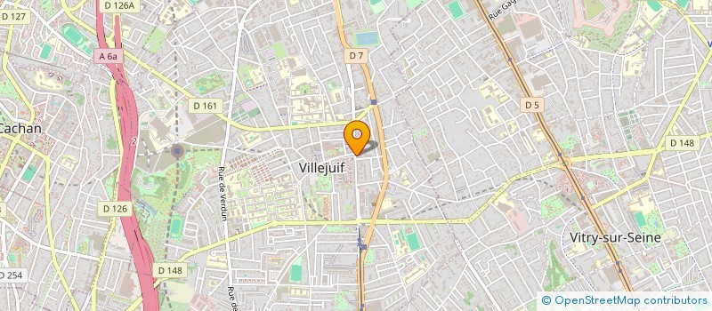 localisation de l'entreprise ATELIERS DEPANNAGE 94 à VILLEJUIF