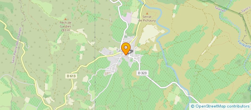 localisation de l'entreprise ATELIERS DES ARTISTES DE LA MAISON CARBONNEL  LAGRASSE