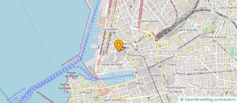 localisation de l'entreprise ATELIERS DES ARTS DE LORETTE  MARSEILLE