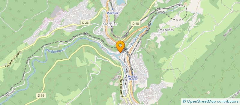 localisation de l'entreprise ATELIERS DES ESSARTS à HAUTS DE BIENNE