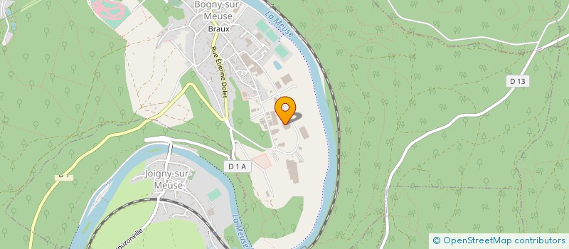 localisation de l'entreprise ATELIERS DES JANVES  BOGNY SUR MEUSE
