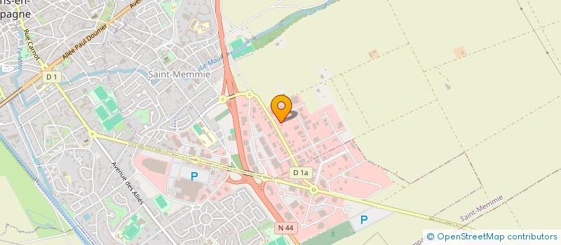localisation de l'entreprise ATELIERS DES LEGENDES  SAINT-MEMMIE