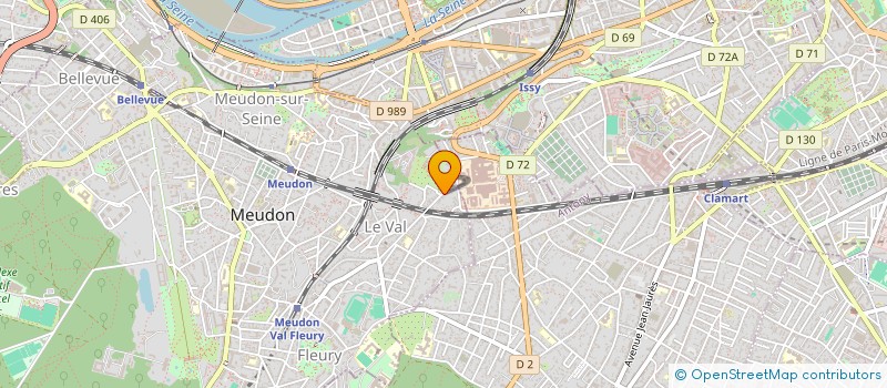localisation de l'entreprise ATELIERS DES PETITES MAINS DE MEUDON  MEUDON