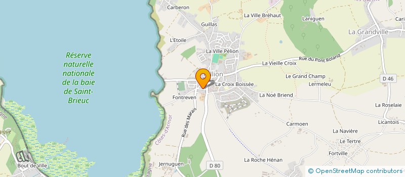 localisation de l'entreprise ATELIERS DES REVES à HILLION