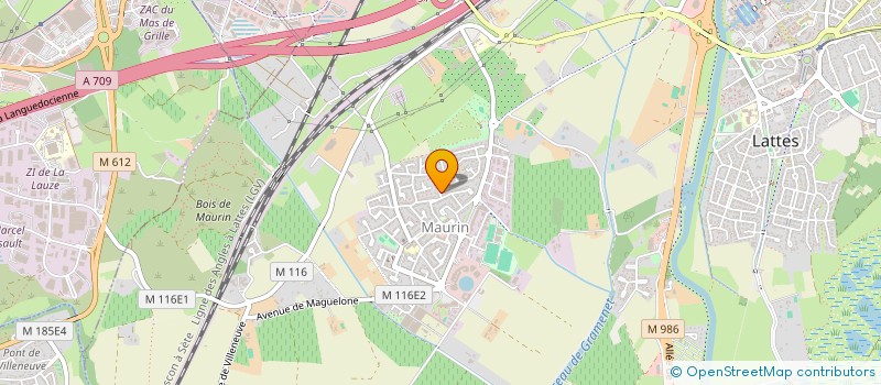 localisation de l'entreprise ATELIERS DES SABLES à LATTES