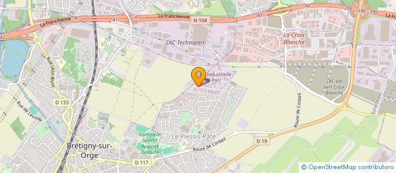 localisation de l'entreprise ATELIERS DES TECHNOLOGIES DU BATIMENT à LE PLESSIS-PATE
