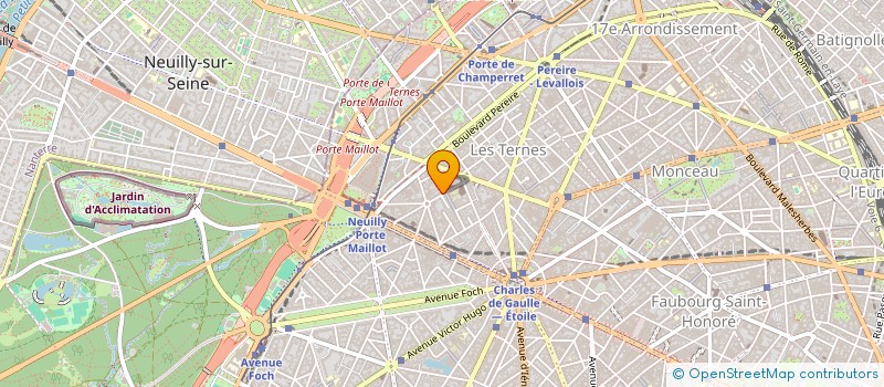 localisation de l'entreprise ATELIERS DES TERNES & DE L ILE DE FRANCE  PARIS