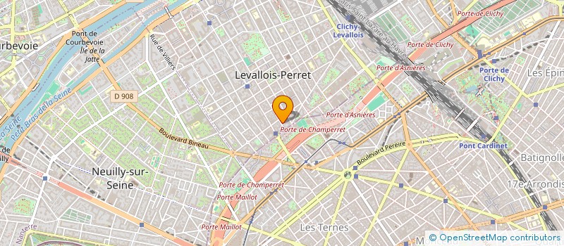 localisation de l'entreprise ATELIERS DINAND à LEVALLOIS-PERRET