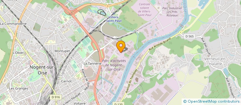 localisation de l'entreprise ATELIERS DIWIN  CHOISY-AU-BAC